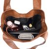 Women's Crossbody Tote - Trendy Soft Leather Large-Capacity Shoulder Bag for Middle-Aged Women