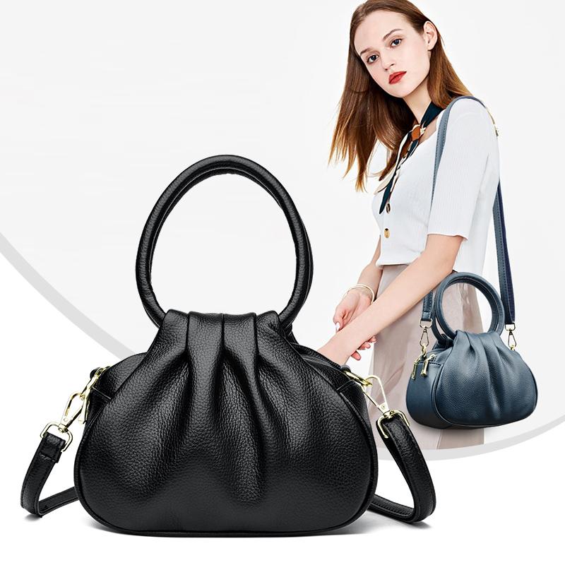 Genuine Brand Women's Soft PU Leather Shoulder Crossbody Bags Luxury Hand Bags Designer Ladies Messenger Commuting Sac A Main
