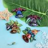 Christmas Combination Bells Keychain Mould Crystal Epoxy Silicone Pendant Mould