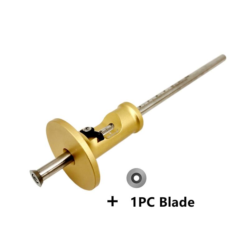 Dovetail Jig Wheel Marking Gauge Tool Set Woodworking Scriber Aluminum Alloy Linear Drawing Mortise Measuring Ruler Wood Joints