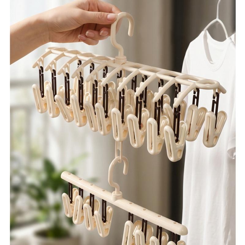 New Multiple Suspender Hanger Underwear Vest Storage Artifact Dormitory Wardrobe Hanger Hook Multifunctional Bag Storage Rack