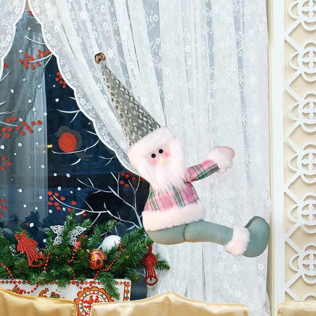 Tie Backs Snowman Dwarf Drapery Holders Christmas Drape Buckles For Home Bedroom Living Room Bathroom Nursery Dorm Hotel