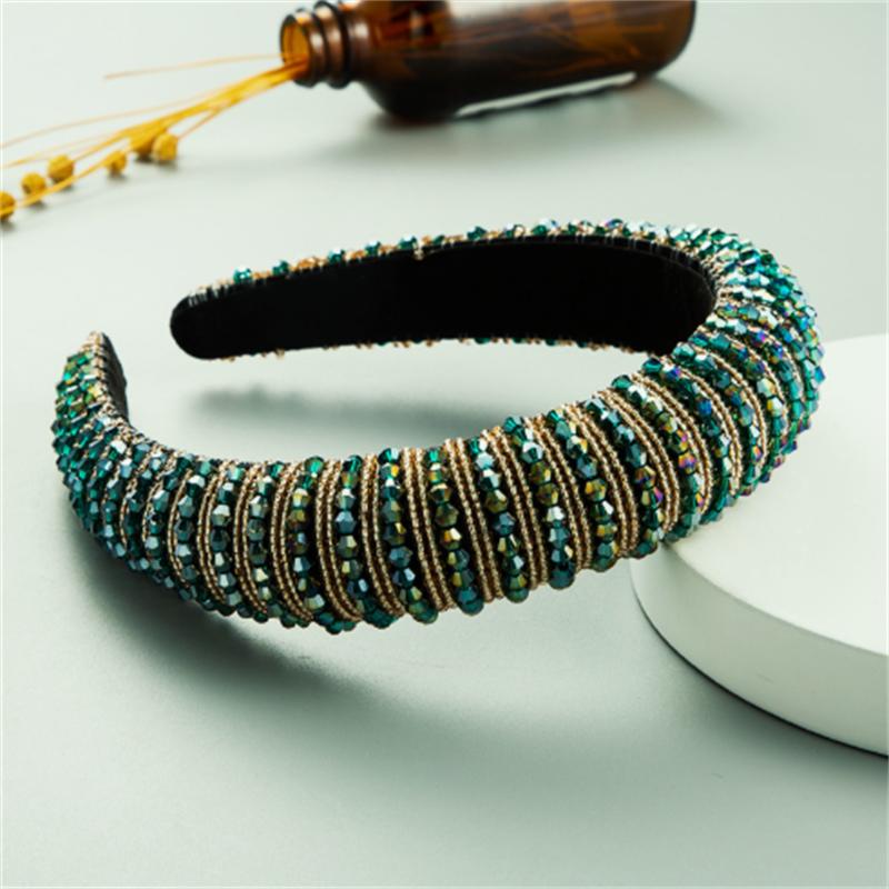 Luxe Kralen Haarbanden Voor Vrouwen Meisjes Hoofddeksels Mode Handgemaakte Haarbanden Vrouwelijke Haarbanden Hoepel Haaraccessoires