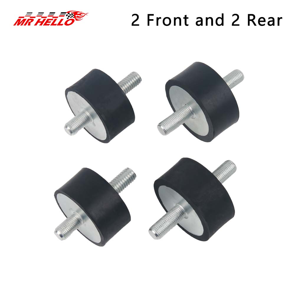 

4pcs Engine Rubber Motor Mount Kit for Polaris Sportsman 335 400 450 500 570 600 700 800 3110044 3110046 2 Front and 2 Rear