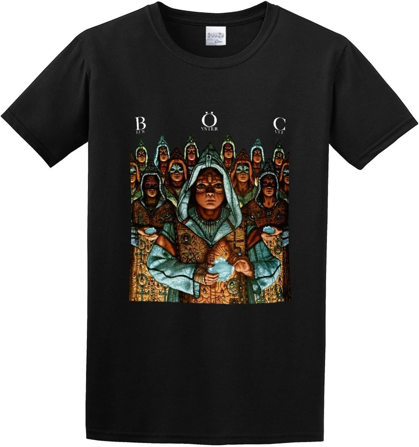 Blue Oyster Cult Rock Band Legend Album Tour Men s Cotton T-Shirt Black L чёрный