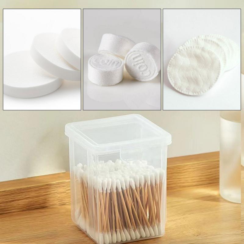 1pcs Portable Travel Box Cotton Swab Holder Case Detal Floss Jewelry Organizer Container Dust-proof Jewelry Accessories Box