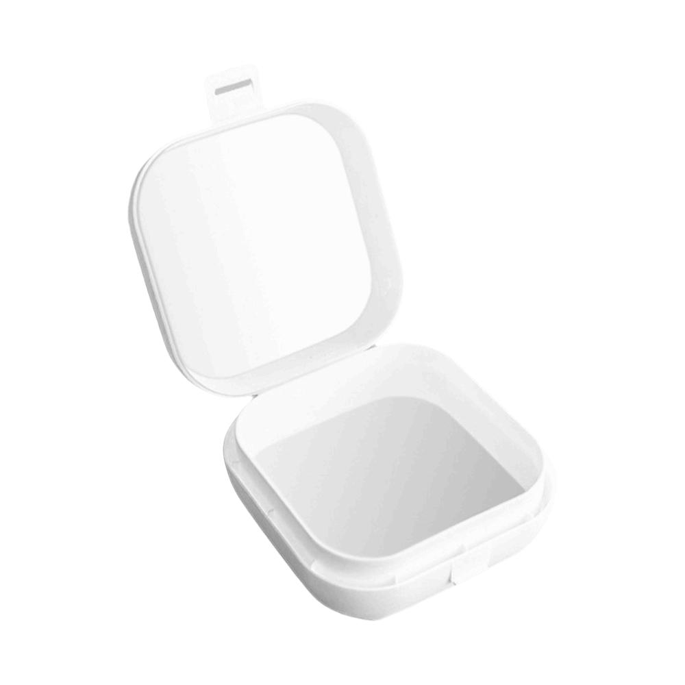 Portable Jewelry Box with Compartment Box with Mirror Small Desktop Organizer Makeup