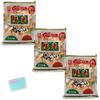 Risshodo Junmai Senbei 18 Pieces X 3 Packs Surasura Honpo Original Pocket (Salad Flavor) Includes Tissues