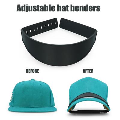 Hat Brim Bender Tool Easy Snap-on Brim Shaper with 9 Curve Options Silicone Cap Visor Shaping Tool Hat Curve