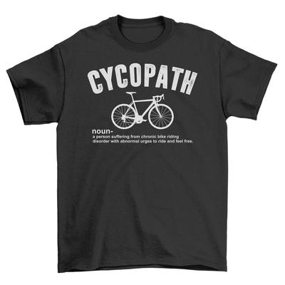 Camiseta 'Cycopath'': ¡Abraza tu Ciclópata Interior con Estilo! Camiseta unisex divertida para