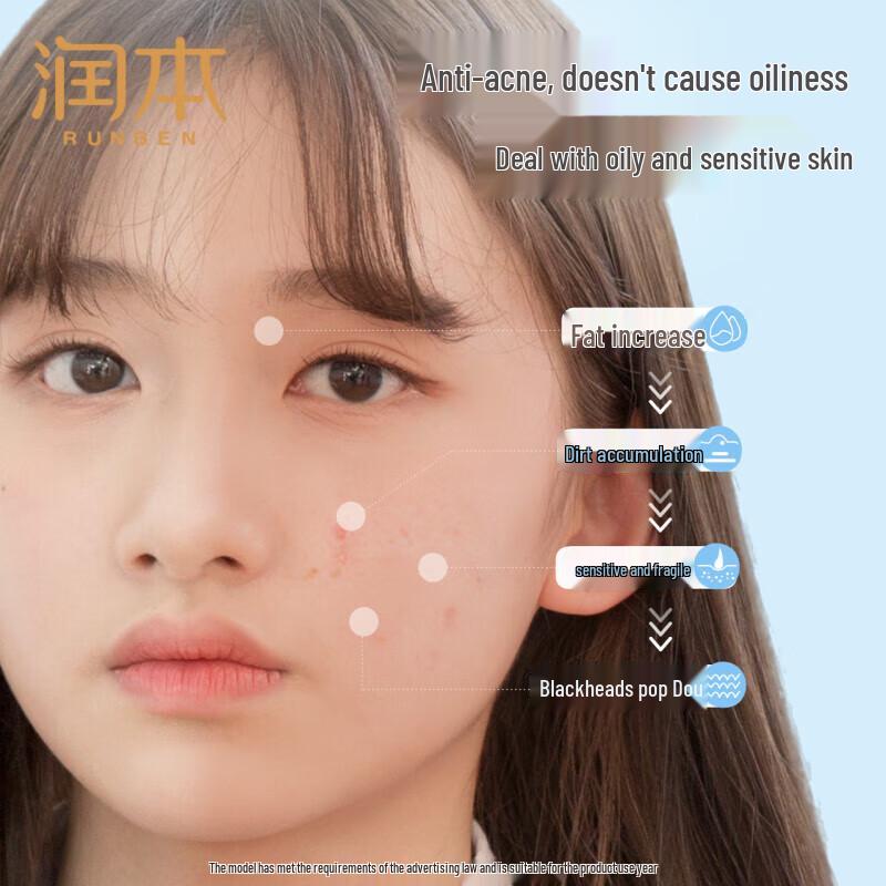 Runben Teen Gentle Cleansing Foam 200ml