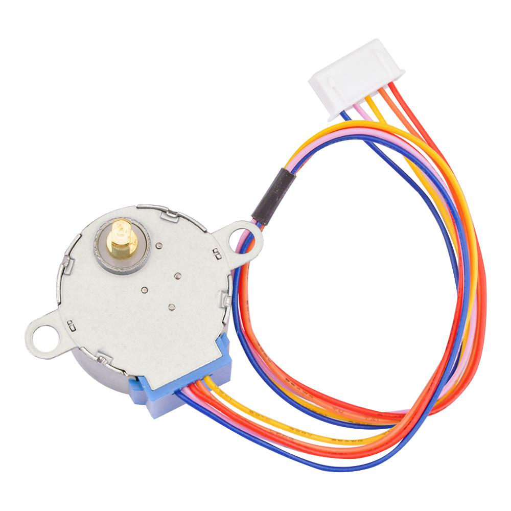 Motor Paso a Paso DC 5V 12V 28BYJ-48 Cable 25cm Engranaje Reductor Paso a Paso Motor 4 Fases 28byj 28byj48