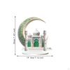 2D Acrylic Moon Castle Pattern Table Sign Desktop Ornament Accessories Multifunctional Waterproof