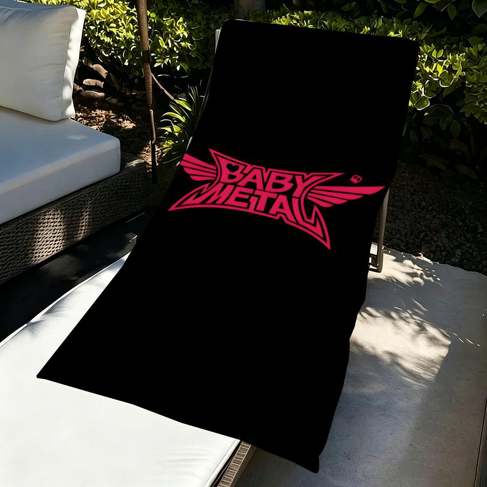B-Babymetal Towel Microfiber Beach Towel, Quick-Dry, Sand-Free, Ultra-Fine Fiber, Super Soft.