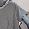 Sibaishe Women's Sequin Short Sleeve Round Neck T-Shirt