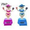 Durable Car Figurine Solar Dashboard Decoration, Cute Beach Girl Swing Cartoon Style Ornament Ornament, Couple Dancing Figure for Vehicle Interior