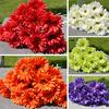 1Pc Artificial Flower DIY Beautiful Real Touch Fake Chrysanthemum Flower Branch Home Decoration for Garden
