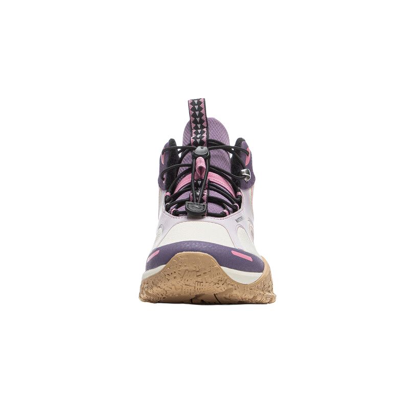 Li Ning Kids Outdoor Fabric Comfortable Versatile Wear-Resistant Waterproof High-Top Outdoor Shoes Kids Shoes Beige YKET010-4