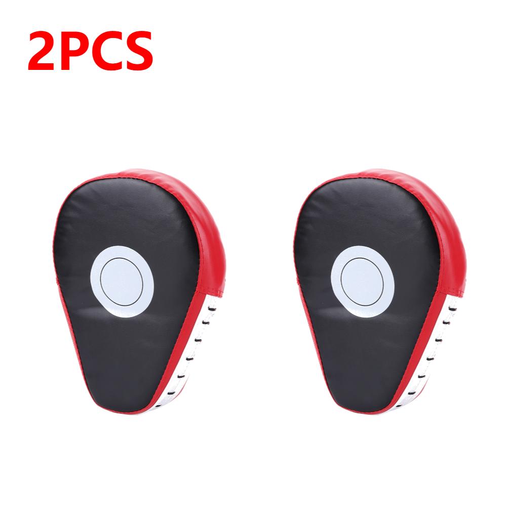 Curved Boxing Pad Muay Thai Hand Target PU Leather Sanda Kickboxing Training Thickened Earthquake-resistant Focus Punching Mitts