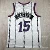 Retro Koszulka do Koszykówki NBA Toronto Raptors 1 McGrady 15 Carter Mieszanka Bawełny Unisex Odzież Sportowa Jesień Zima