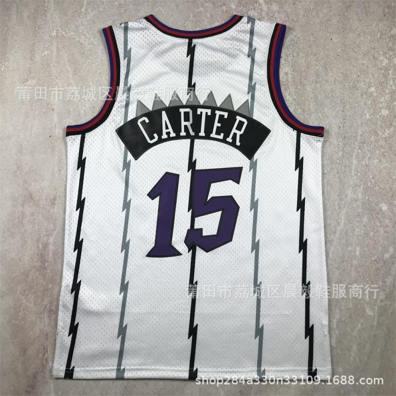Retro Koszulka do Koszykówki NBA Toronto Raptors 1 McGrady 15 Carter Mieszanka Bawełny Unisex Odzież Sportowa Jesień Zima