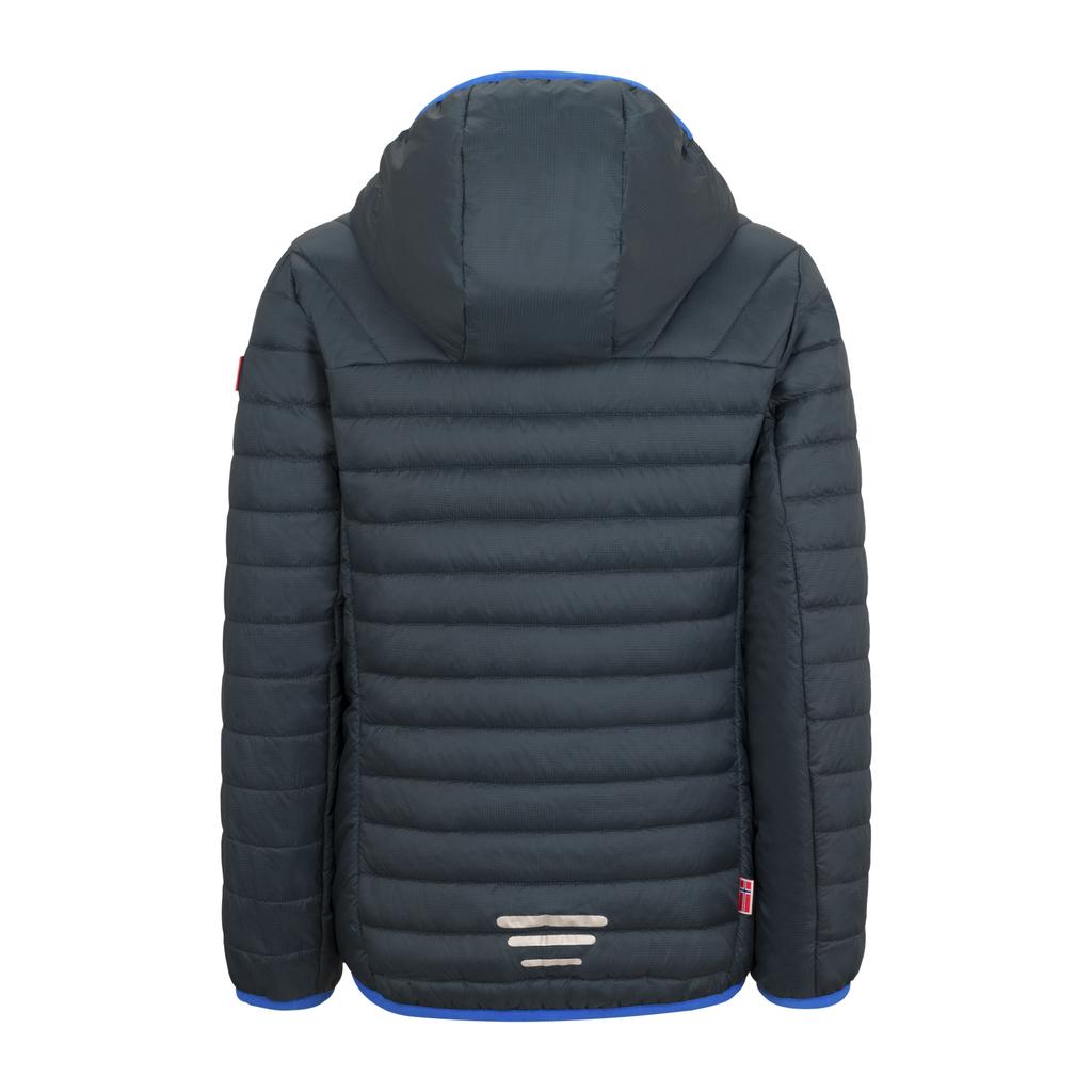 Kurtka ultralekka przejściowa dziecięca dla chłopca/dziewczynki Trollkids Kids Eikefjord Jacket dark navy/cobalt blue (463-110)