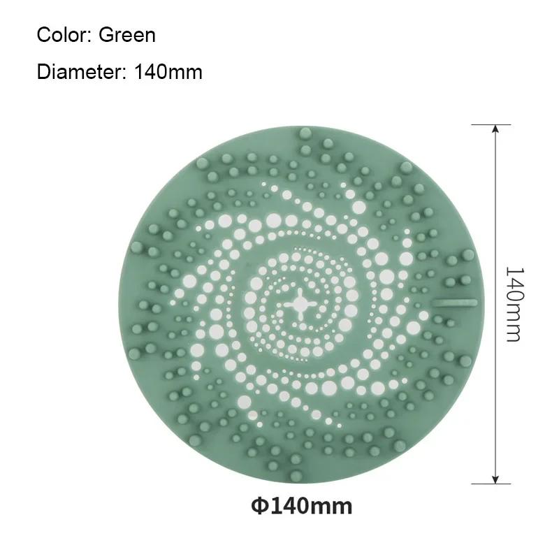1Pc Hair Filter Sink Anti-blocking Strainer Bathtub Shower Floors Drain Stoppers TPR Kitchen Deodorant Plug Bathroom Accessories