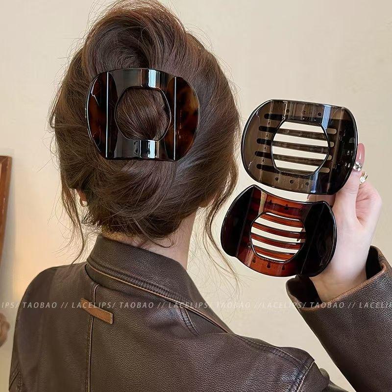 Autumn 2024 High-End Duckbill Claw Clip for Effortless Updo Hairstyles