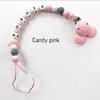 Custom Name Silicone Personalized Baby Pacifier Chain Dummy Nipple Holder Guard Teether Pendant Newborn Shower Gift