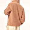 New FILA Velvet Jackets Unisex Teddy Camel F11M149505F-LK