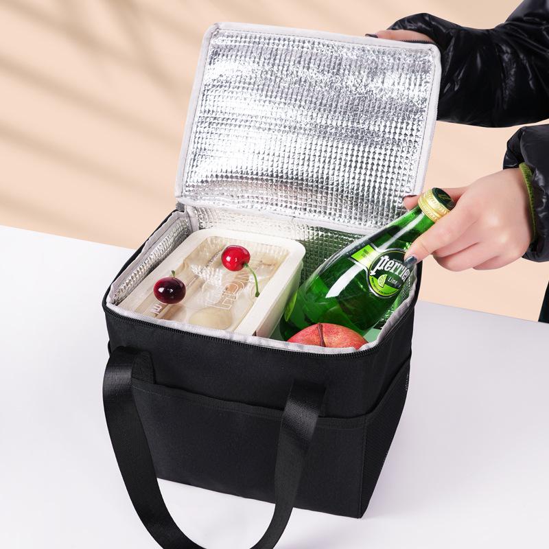 Insulated Portable Lunch Bag: Thickened Oxford Cloth for Picnics