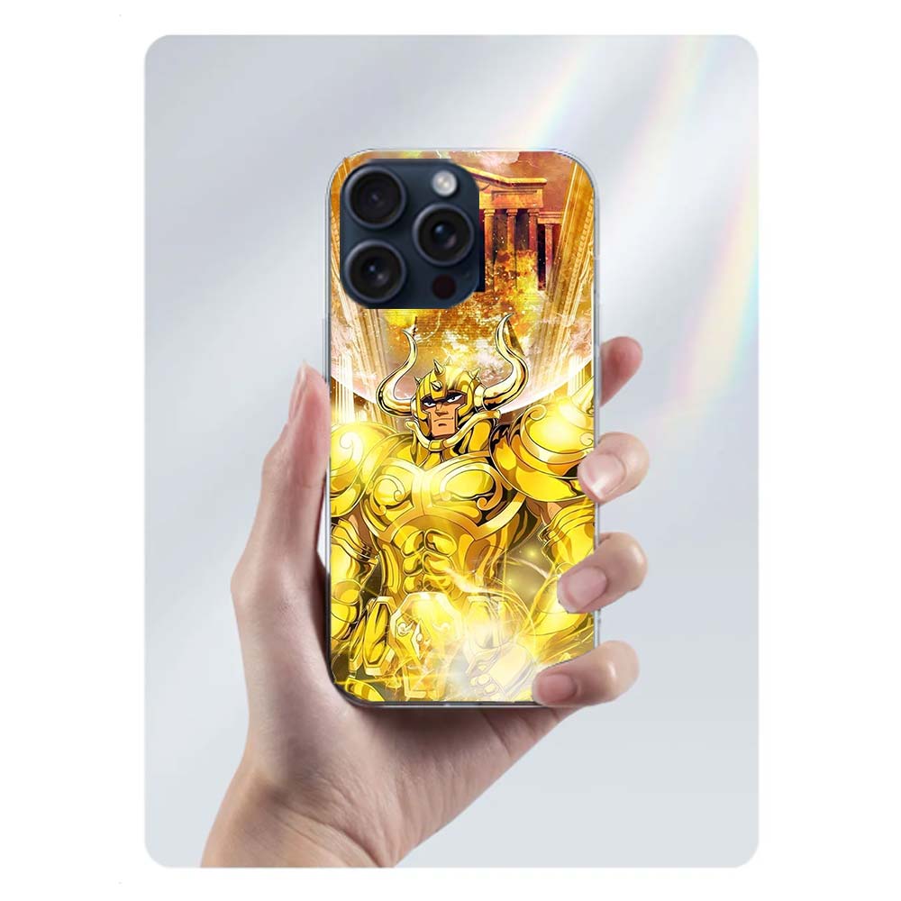 Saint Seiya Knights Of The Zodiac Clear Phone Case For Iphone 17 Air 16 Pro Max 15 Pro 14 Plus 17E 16E 11 13 12 Mini Cover Cases