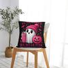 Breast Cancer Halloween Women In October We Wear Pink Pillow Case Cushion Cover Custom Zipper Decor Pillowcover for Sofa 4545cm