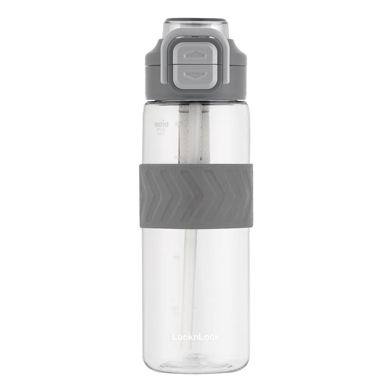 LOCK&LOCK Dual-Drink Sports Water Bottle with Straw & Handle