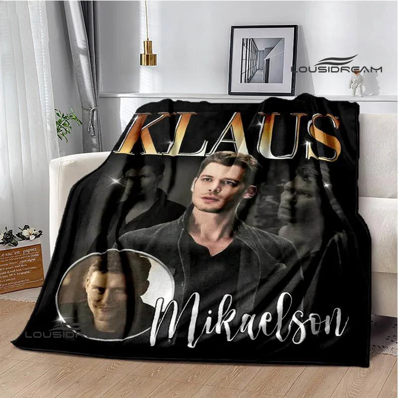 Die Originale Klaus Mikaelson bedruckte Decken Warme Flanelldecken Weiche und bequeme Bettwäsche Geburtstagsgeschenk