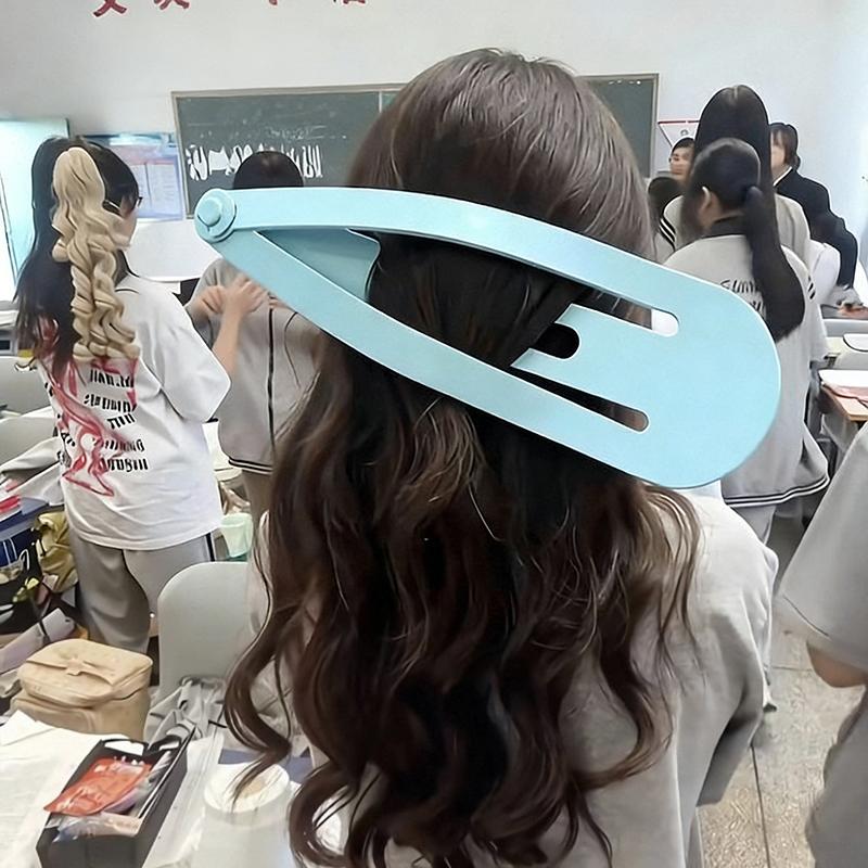 Kawaii Polka Dot Strawberry Extra Large Hair Clip Hairpin for Women Curtain Holders Girls Party Fashion Accessories