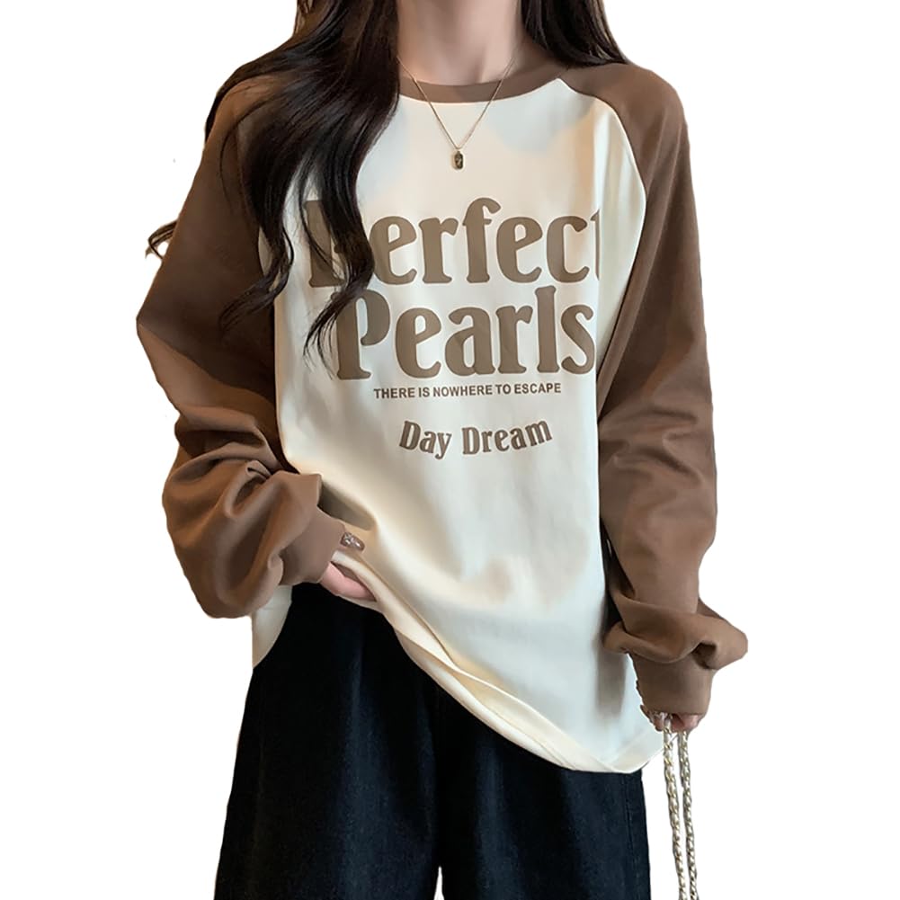 

CARLIE KLOSS Long Sleeve Round Korean Size M Women s T-Shirt, Sweatshirt, Pullover, Warm, Neck, Undershirt, Style, Striped, Casual, Beige, бежевый