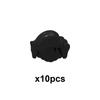 MOC City Small Particles Building Blocks Boys Girls Figures Accessories Curly Hair Beard Set Mini Bricks Toys Gifts For Kids G01