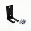 Wall Mounted Barbells Holder Heavy Duty Exercise Bar Matte Black