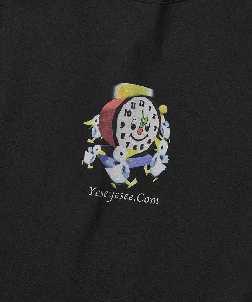 YESEYESEE Y.E.S Wake Up Tee Black