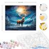 RUOPOTY Frame 40x50cm Paint By Numbers For Adults Deer Painting By Numbers Animals Canvas Painting Wall Decor For DIY Gift Art