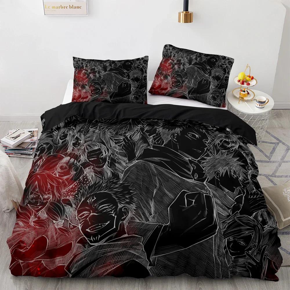 Anime Quilt Cover Bedroom Quilt Cover Single King Size Quilt Cover Home Textiles 2/3 Pieces