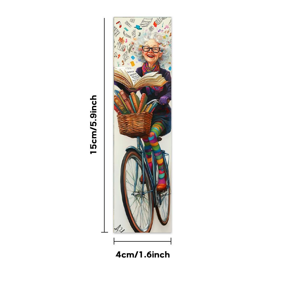 32pc, Retro Old Lady Bookmark, Back To School Season, Christmas, Halloween, Suitable for Teachers, Readers, and Birthday Gifts.