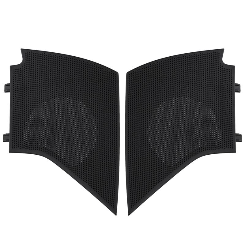 

1Pair Front Door Speaker Protective Cover 8V3035409A, 8V3035410A For A3 S3 RS3 2017- чёрный