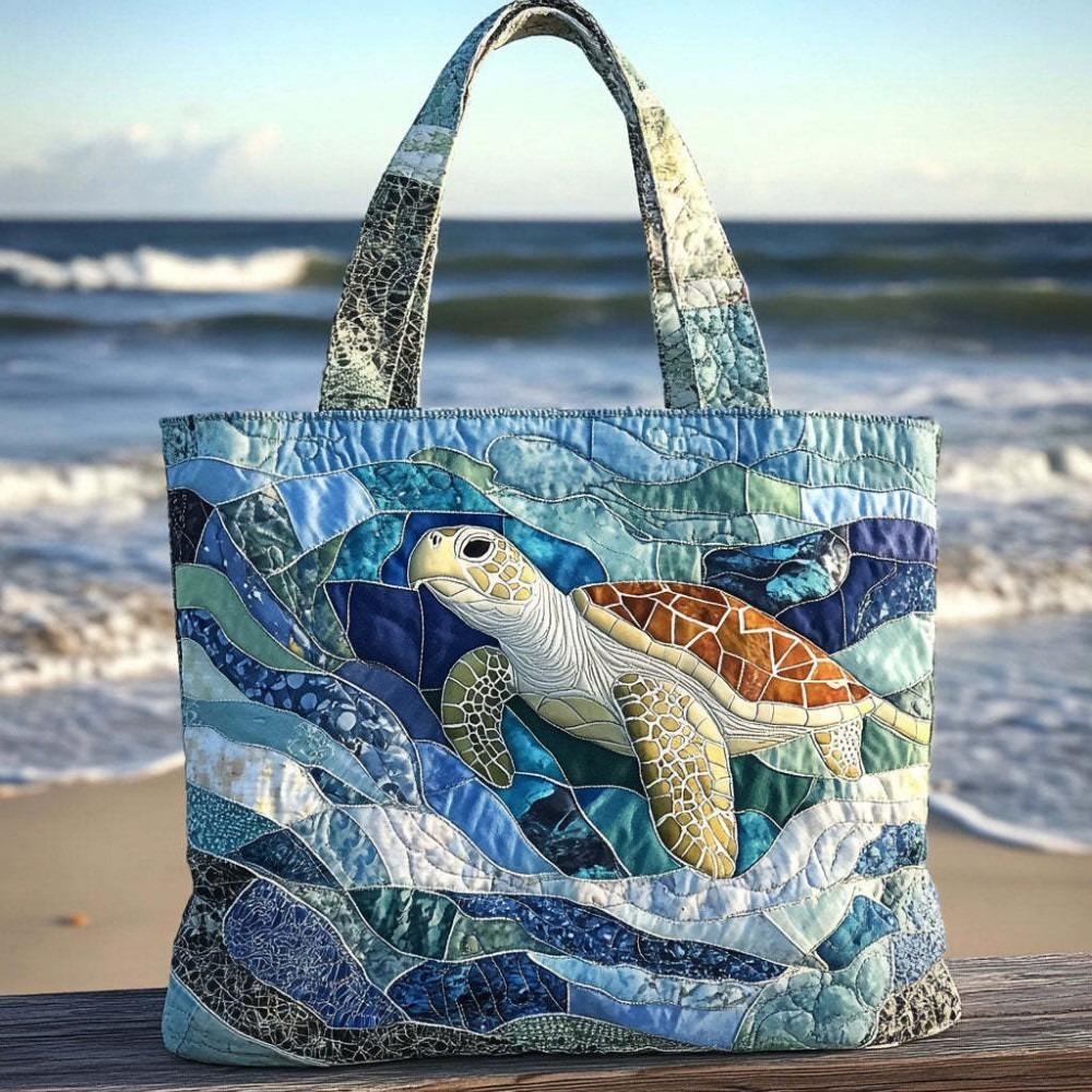 Vintage gesteppte Damentasche 3D-Druckmuster Leichte Canvas-Umhängetasche Große Kapazität Baumwoll-Reisehandtasche