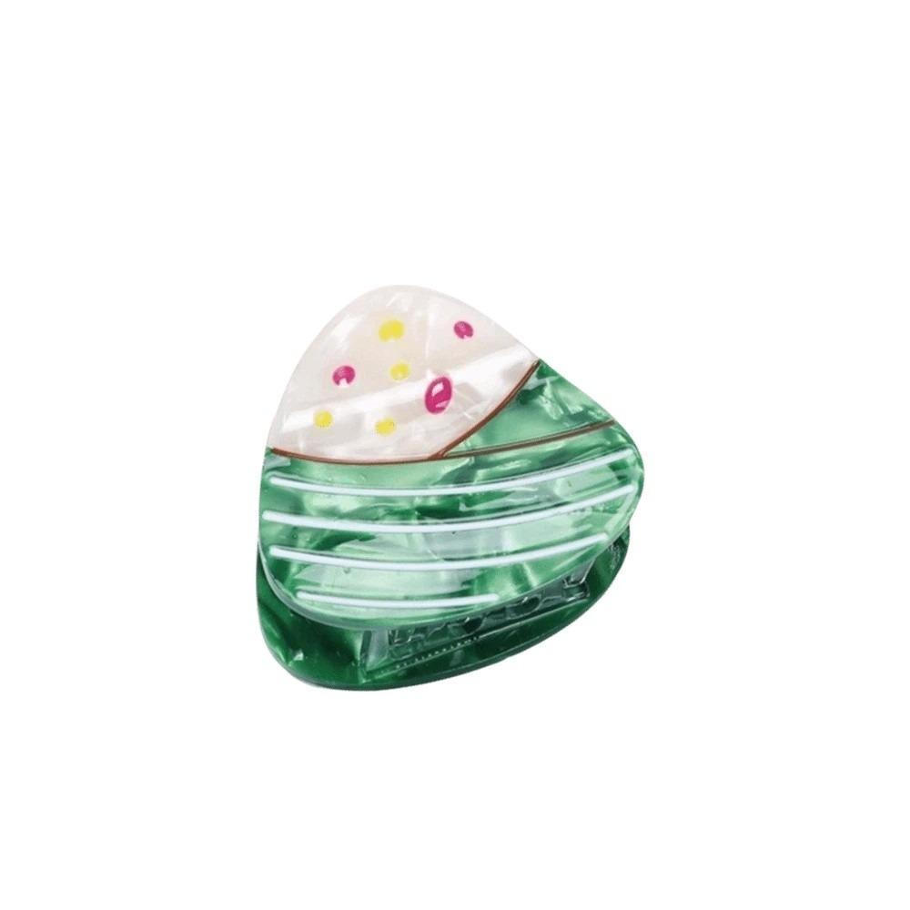 Waterproof Acetic Acid Hair Claw High-Quality Rice Dumpling Hairgrips Gift for Loong Boat Festival