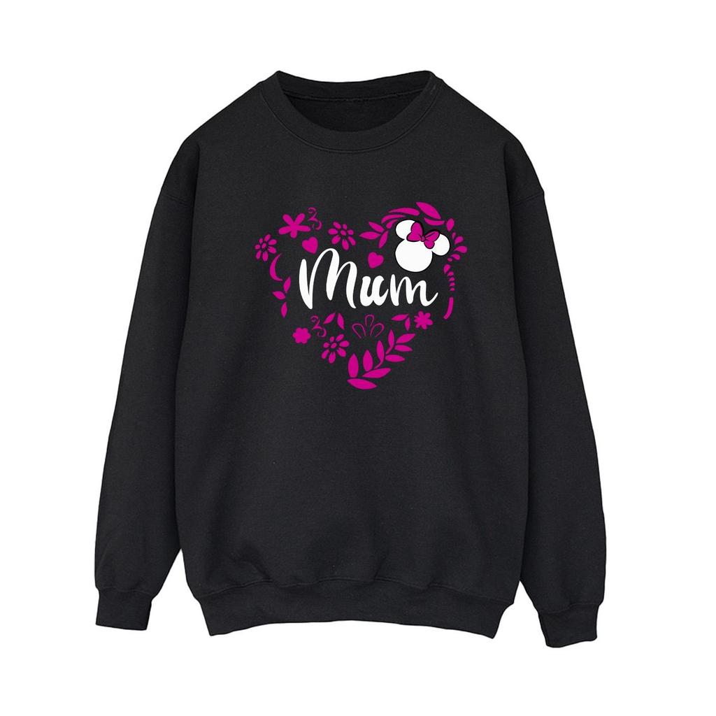 Disney Womens/Ladies Mum Heart Minnie Mouse Sweatshirt
