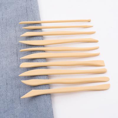 10 Pcs Clay Sculpture Tool Set Carving Diy Wooden /Plastic Pottery Knife Tools For Lovers Ceramice Art Craft Shaping Clay Strip