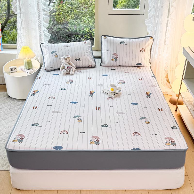 

Летний коврик из ледяного шелка, машинная стирка, простыня для студенческого общежития, трехкомпонентный кондиционирующий мягкий коврик, летний матрас, матрас 90 × 200cm mat single piece