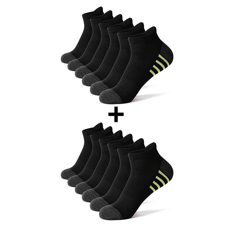 6/12 Perechi Șosete pentru Bărbați și Femei Bumbac Dungi Șosetă Glezna Sport Bărbați Vară Plasă Respirabilă Ciclism Casual Șosetă Scurtă